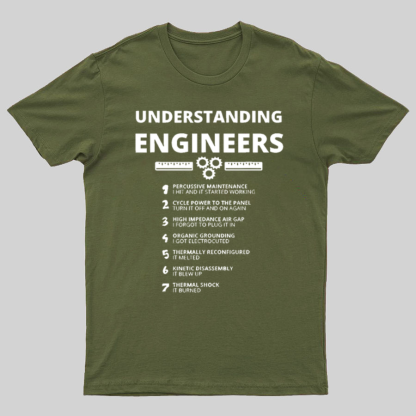 Understanding Engineers Geeky T-Shirt