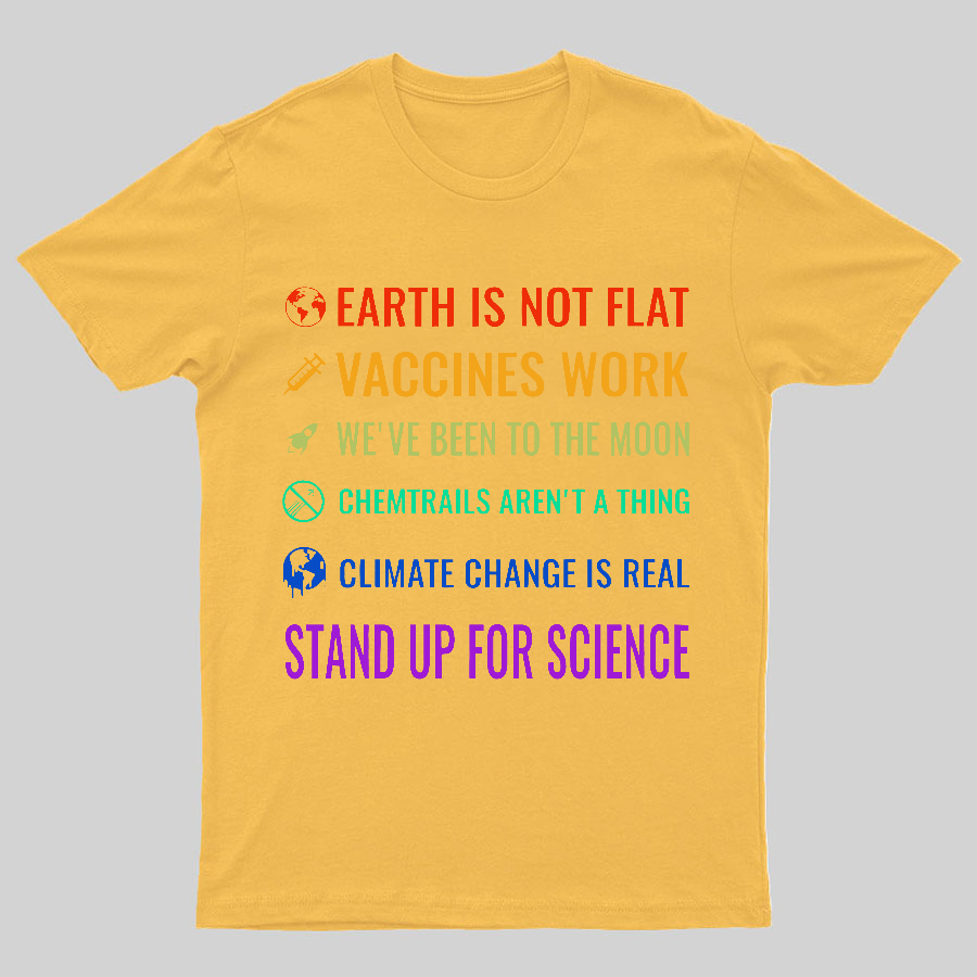 Stand Up For Science! Geeky T-Shirt