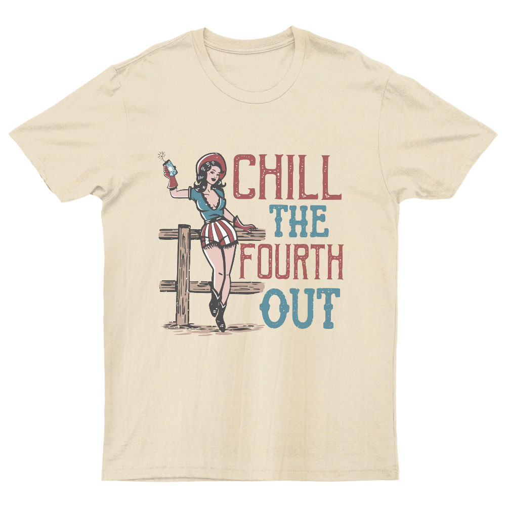 Chill The Fourth Out, 4th of July Nerdy T-Shirt