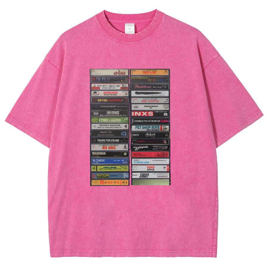 Classic Cassette Tape Vintage Distressed T-shirt