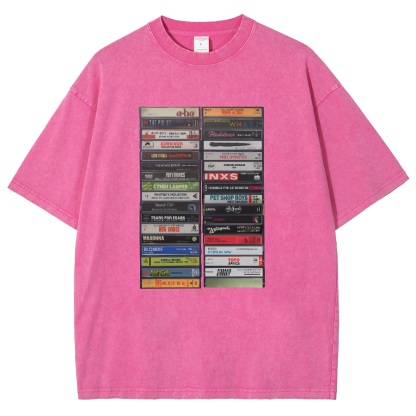 Classic Cassette Tape Vintage Distressed T-shirt