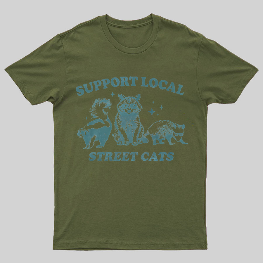 Support Your Local Street Cats Tee