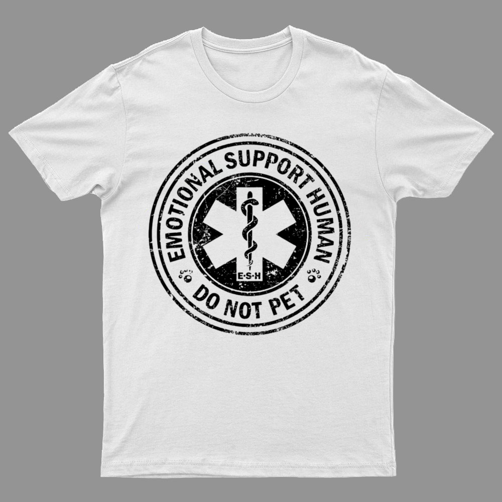 Emotional Support Human Nerd T-Shirt