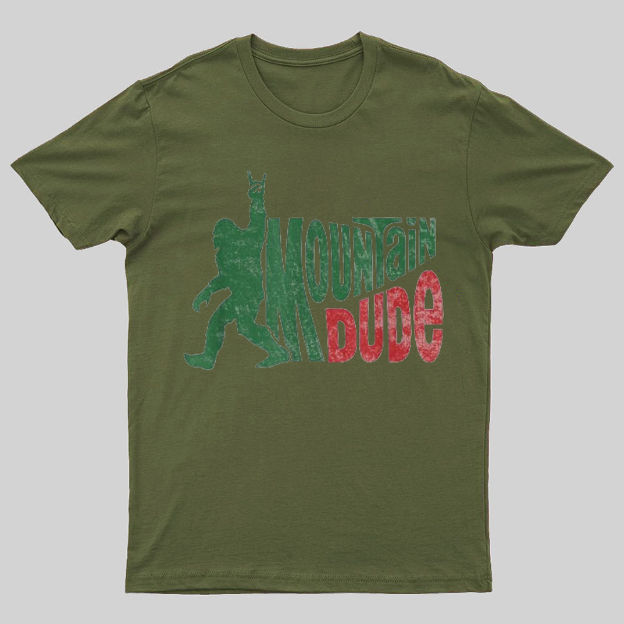 Mountain Dude Geeky T-Shirt