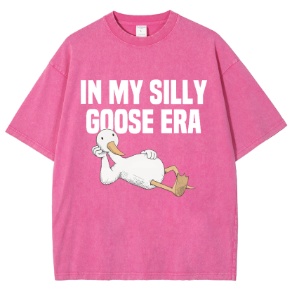 In My Silly Goose Era, Silly Goose Vintage Distressed T-shirt