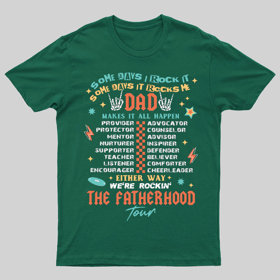 Fatherhood Tour，Best Dad Ever，Father's Day Gift