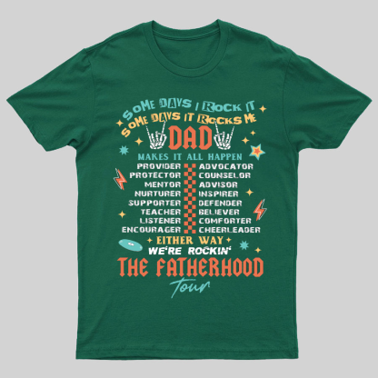 Fatherhood Tour，Best Dad Ever，Father's Day Gift