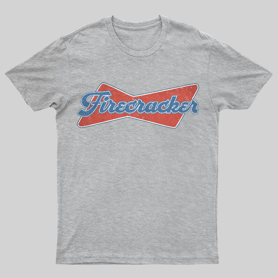 Firecracker Retro 4th july ndependence Day Geeky T-Shirt