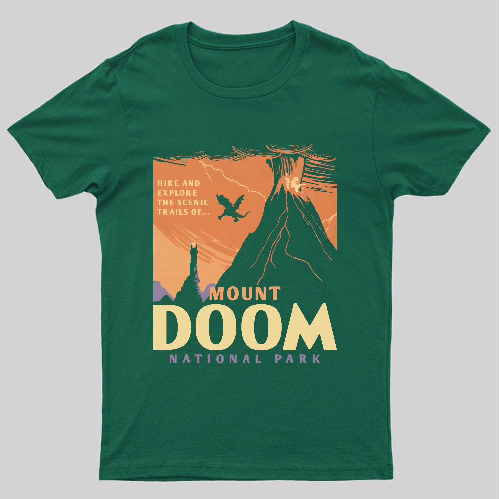 Mount Doom National Park Geeky T-Shirt