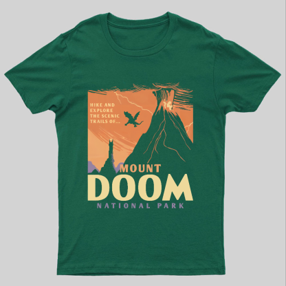 Mount Doom National Park Geeky T-Shirt
