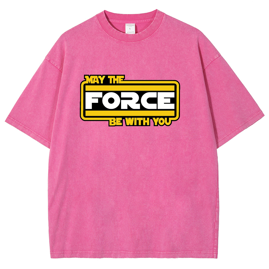 May The Force Be With You Vintage Distressed T-shirt