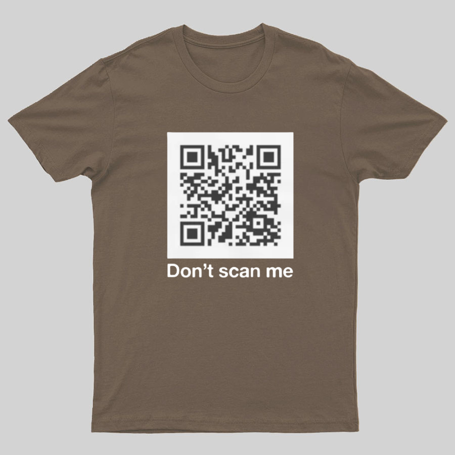 QR Code Prank - Rick Astley - Dont Scan Me - Funny Geek T-Shirt