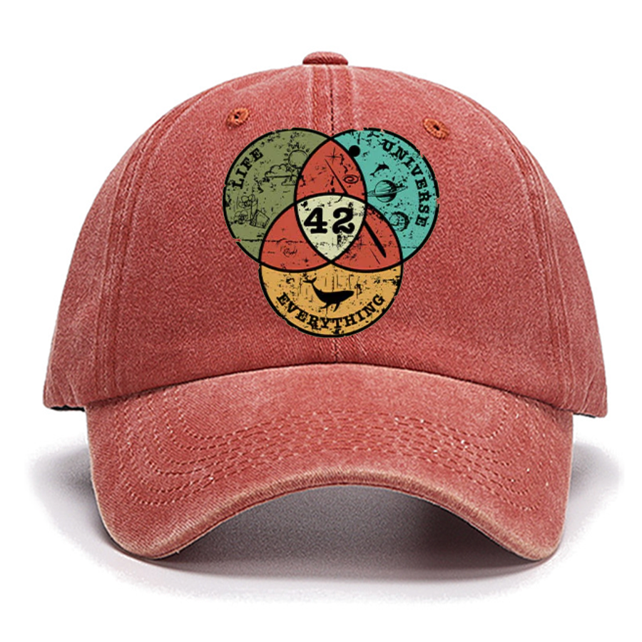 Life, the Universe & Everything Nerdy Graphic Cotton Hat
