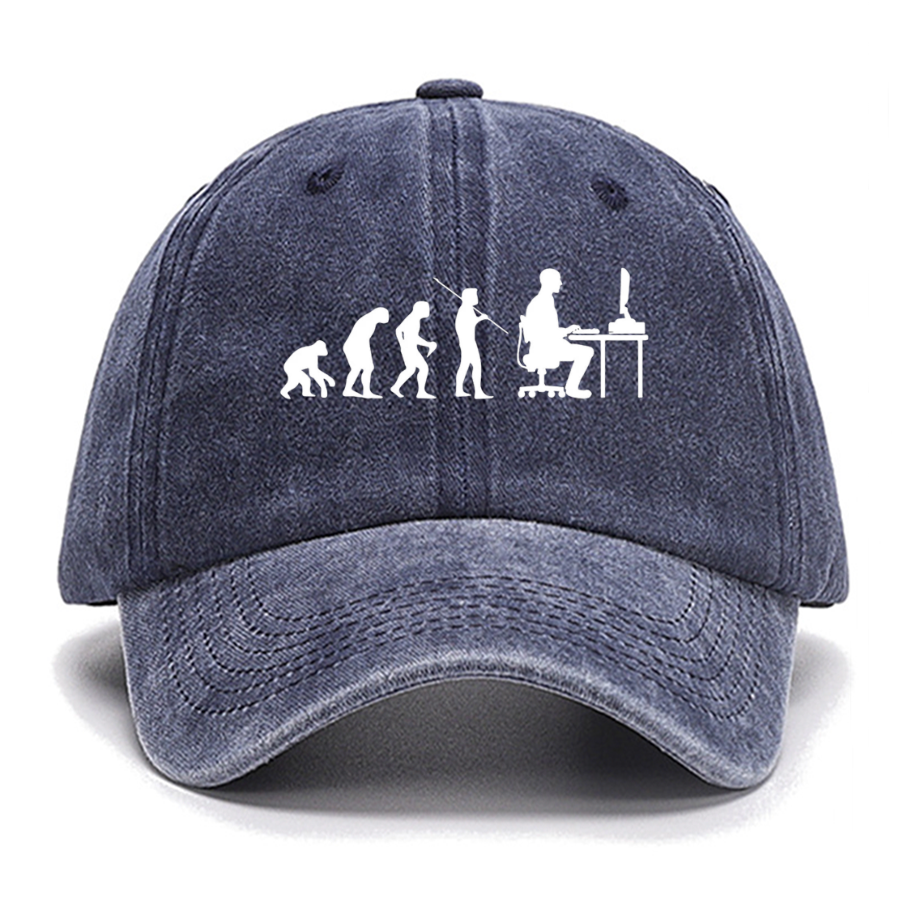 Computer Worker Evolution Hat, programmer Cotton Hat