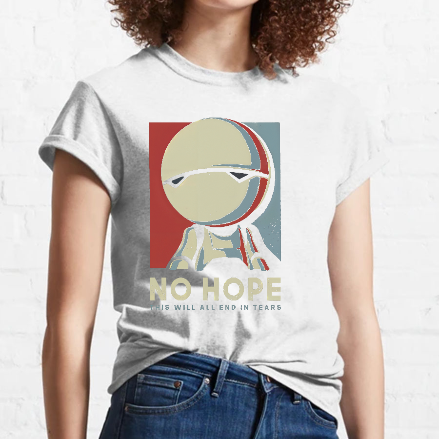 No Hope Marvin Robot Geeky T-Shirt