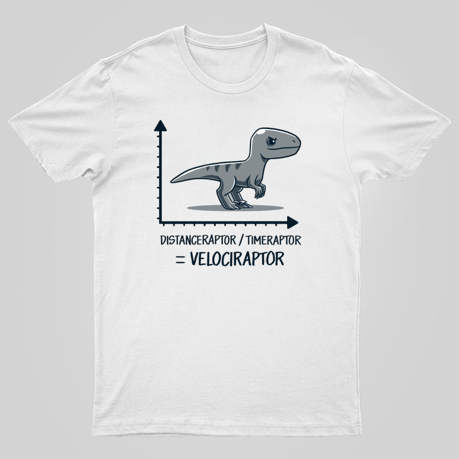 Velociraptor Geeky T-Shirt