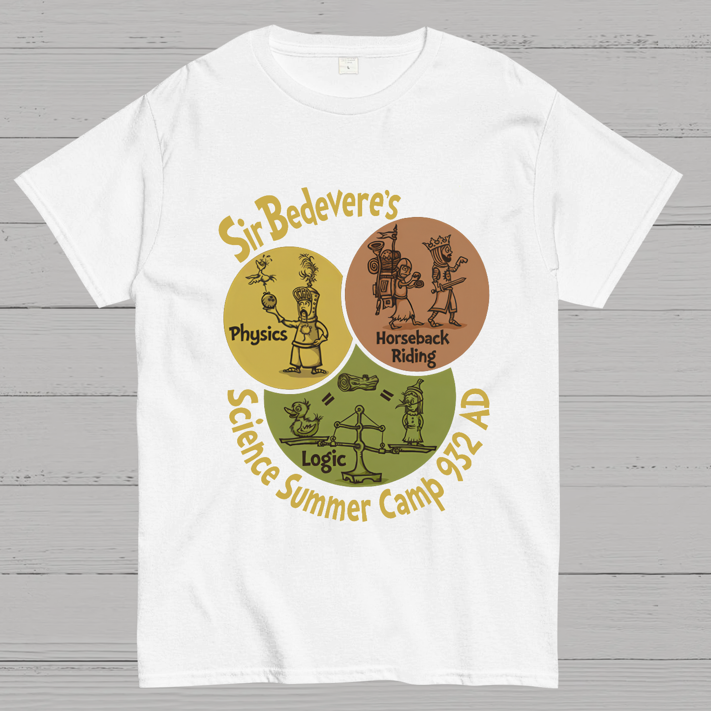 Sir Bedevere’s Science Camp Geeky T-Shirt