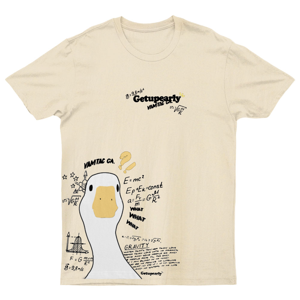 Get Up Early ！Duck Funny Geeky T-Shirt