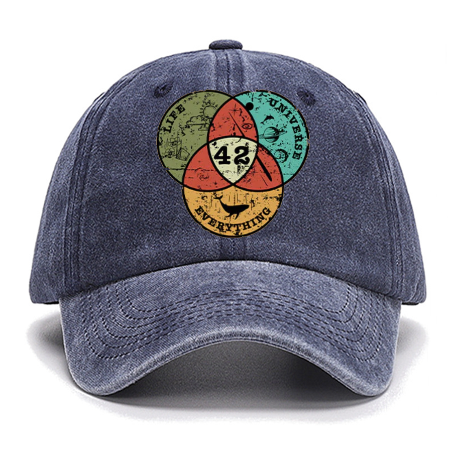 Life, the Universe & Everything Nerdy Graphic Cotton Hat