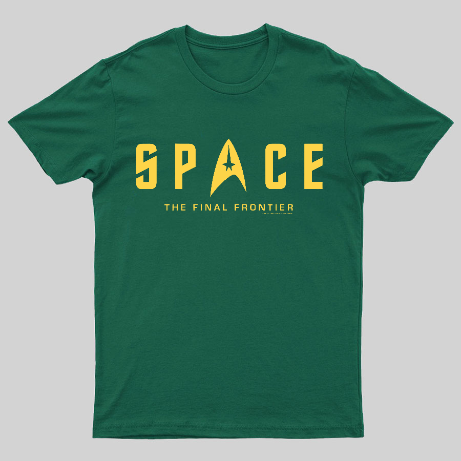 SPACE The Final Frontier Geeky T-Shirt