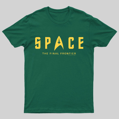 SPACE The Final Frontier Geeky T-Shirt