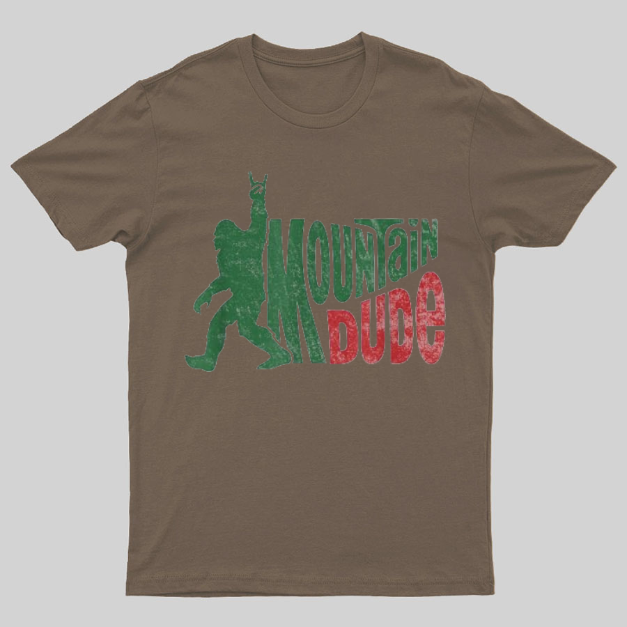 Mountain Dude Geeky T-Shirt