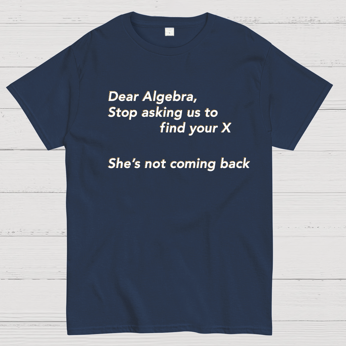 Dear Algebra, Stop Asking Us To Find Your X-1 Geeky T-Shirt