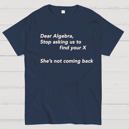 Dear Algebra, Stop Asking Us To Find Your X-1 Geeky T-Shirt