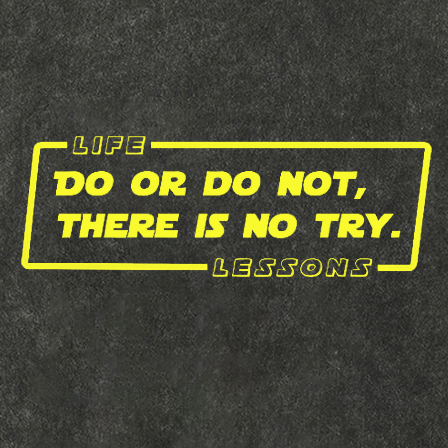 Do Or Do Not. There Is No Try Vintage Distressed T-shirt