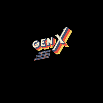 GEN X Raised On Hose Water And Neglect Nerdy T-Shirt