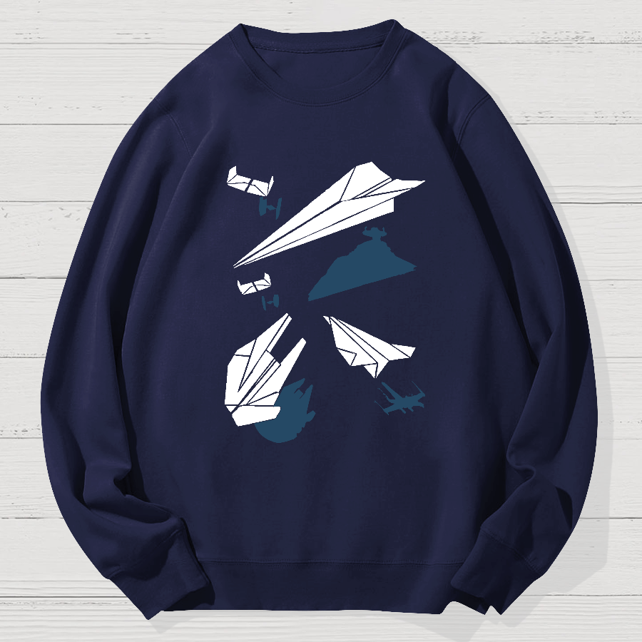 Paper Wars Geek Cotton Sweatshirt