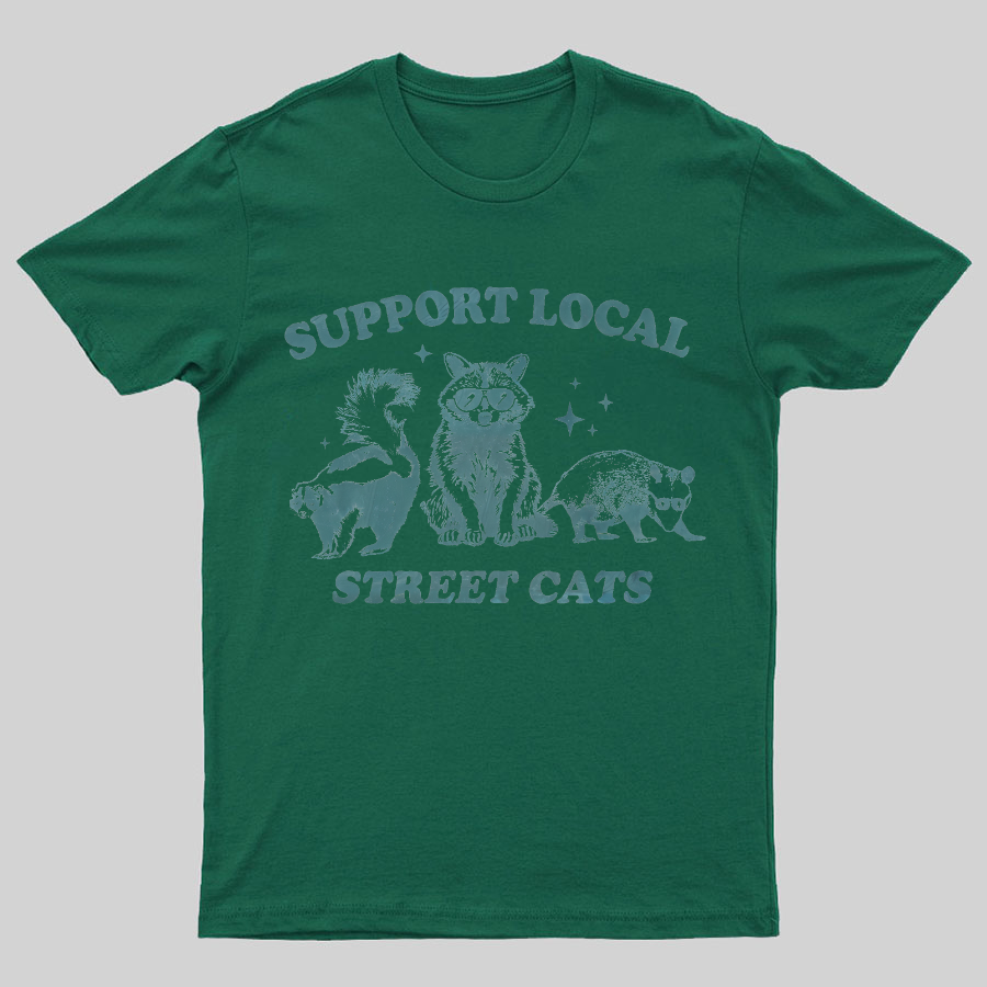 Support Your Local Street Cats Tee