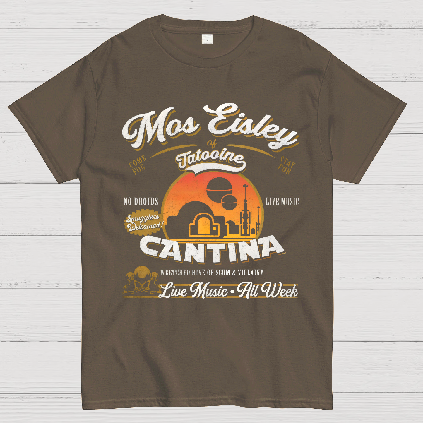 Mos Eisley Cantina Tatooine Graphic Star Wars Print T-Shirt