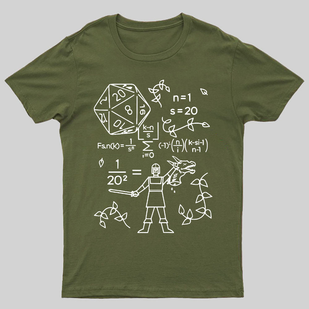 The Science Of a Rpg Geeky T-Shirt