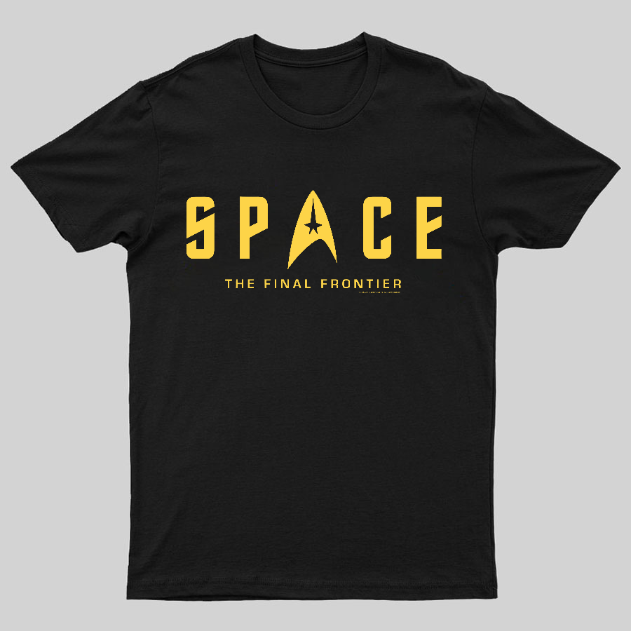 SPACE The Final Frontier Geeky T-Shirt