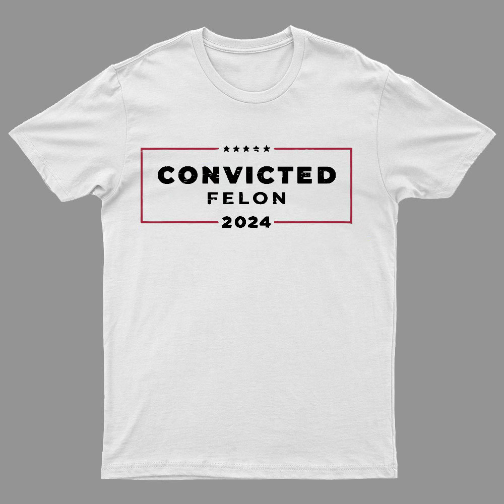 2024 Convicted Felon Geeky T-Shirt