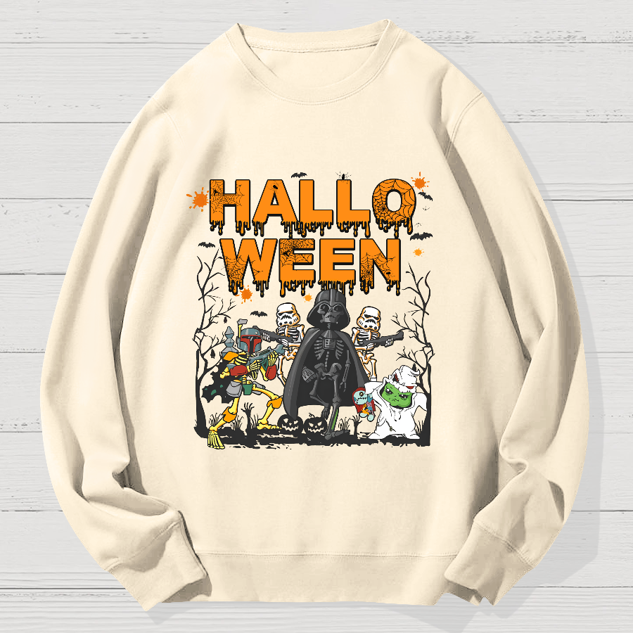 Halloween Geek Cotton Sweatshirt