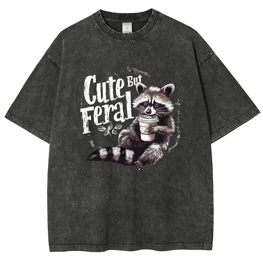 Cute But Feral Vintage Distressed T-shirt