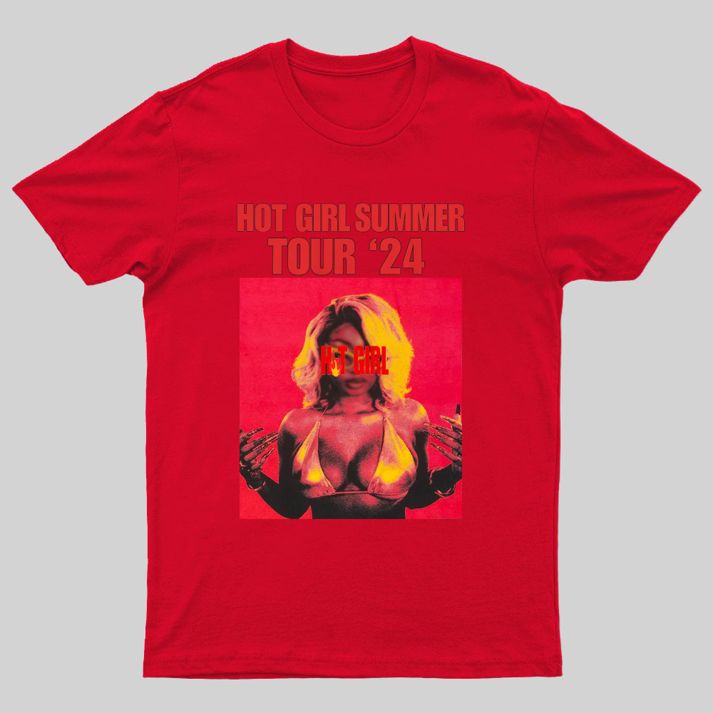 Hot Girl Summer Tour 2024 Megan Print T-Shirt