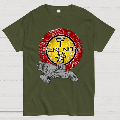 Firefly Serenity Spacecraft Geek T-Shirt