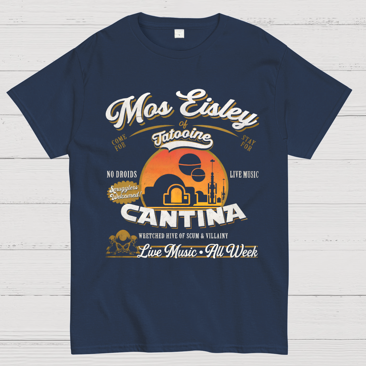 Mos Eisley Cantina Tatooine Graphic Star Wars Print T-Shirt
