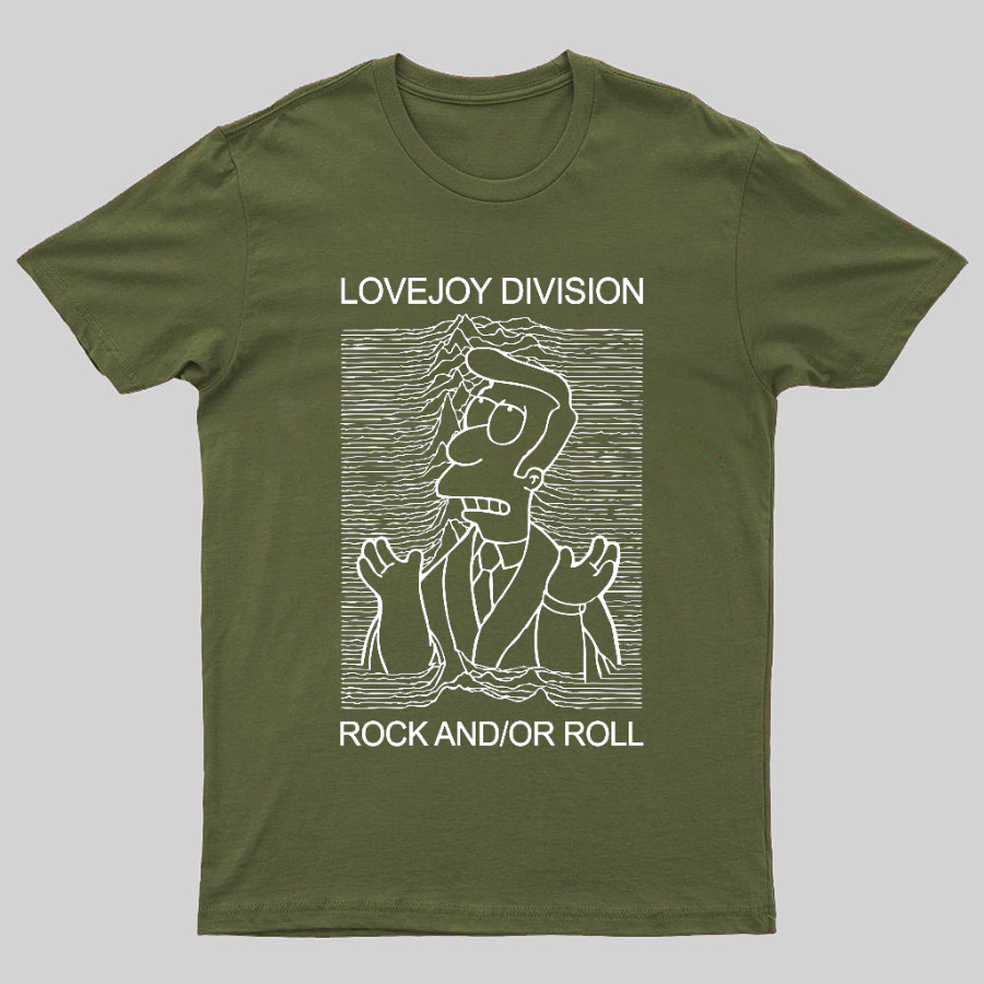 Lovejoy Division Rock And/Or Roll Geeky T-Shirt
