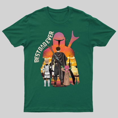 Best Dad Ever - The Dadalorian Personalized Shirt Gift For Dad