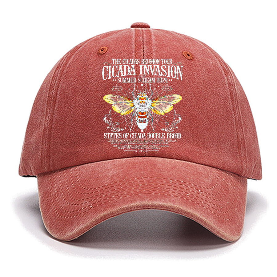 The Cicadas Reunion Tour Summer 2024 Cotton Hat