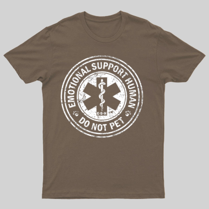 Emotional Support Human Nerd T-Shirt