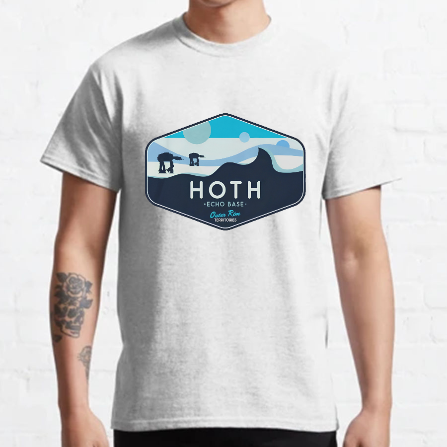 Hoth Planet Geeky T-Shirt