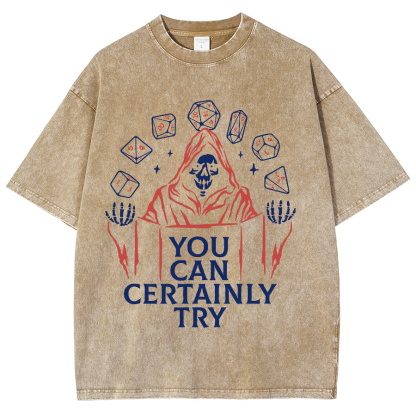 You Can Certainly Try Vintage Distressed T-shirt