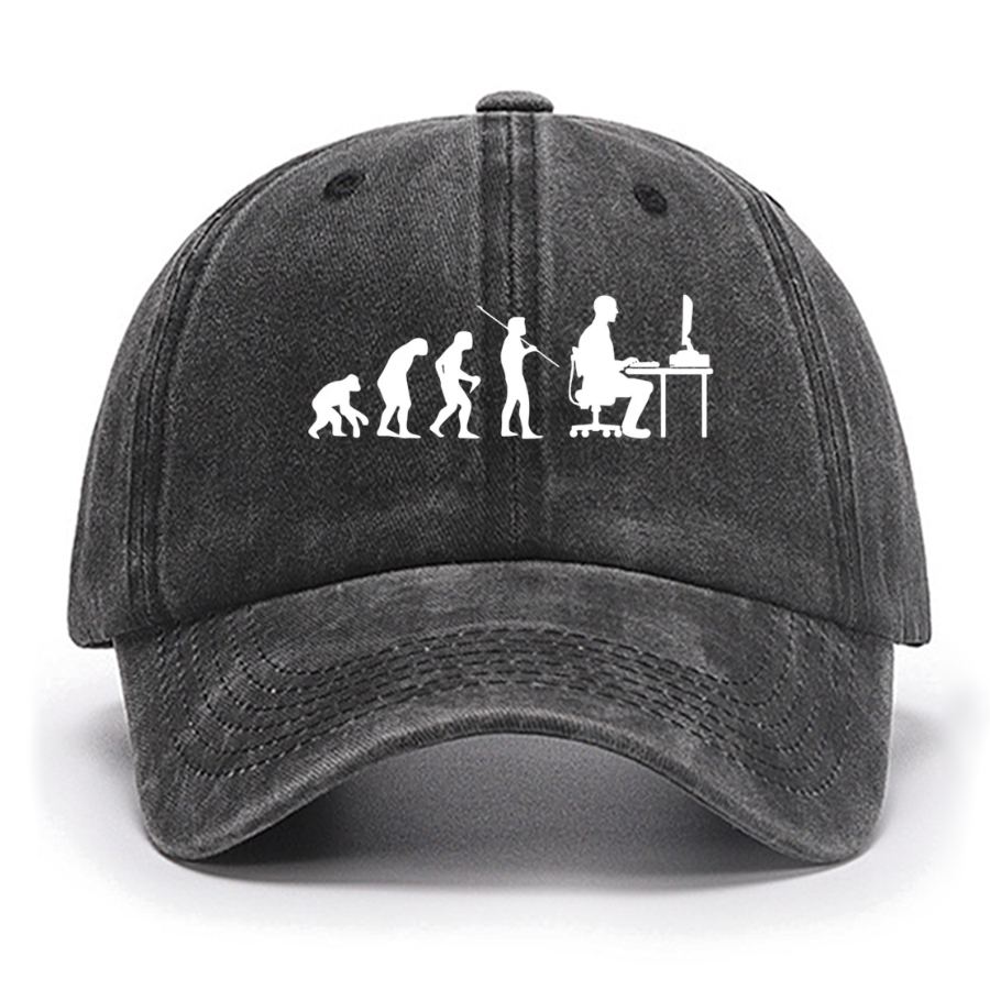 Computer Worker Evolution Hat, programmer Cotton Hat