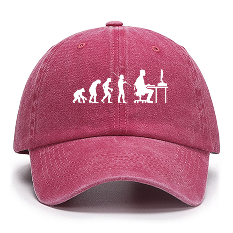 Computer Worker Evolution Hat, programmer Cotton Hat