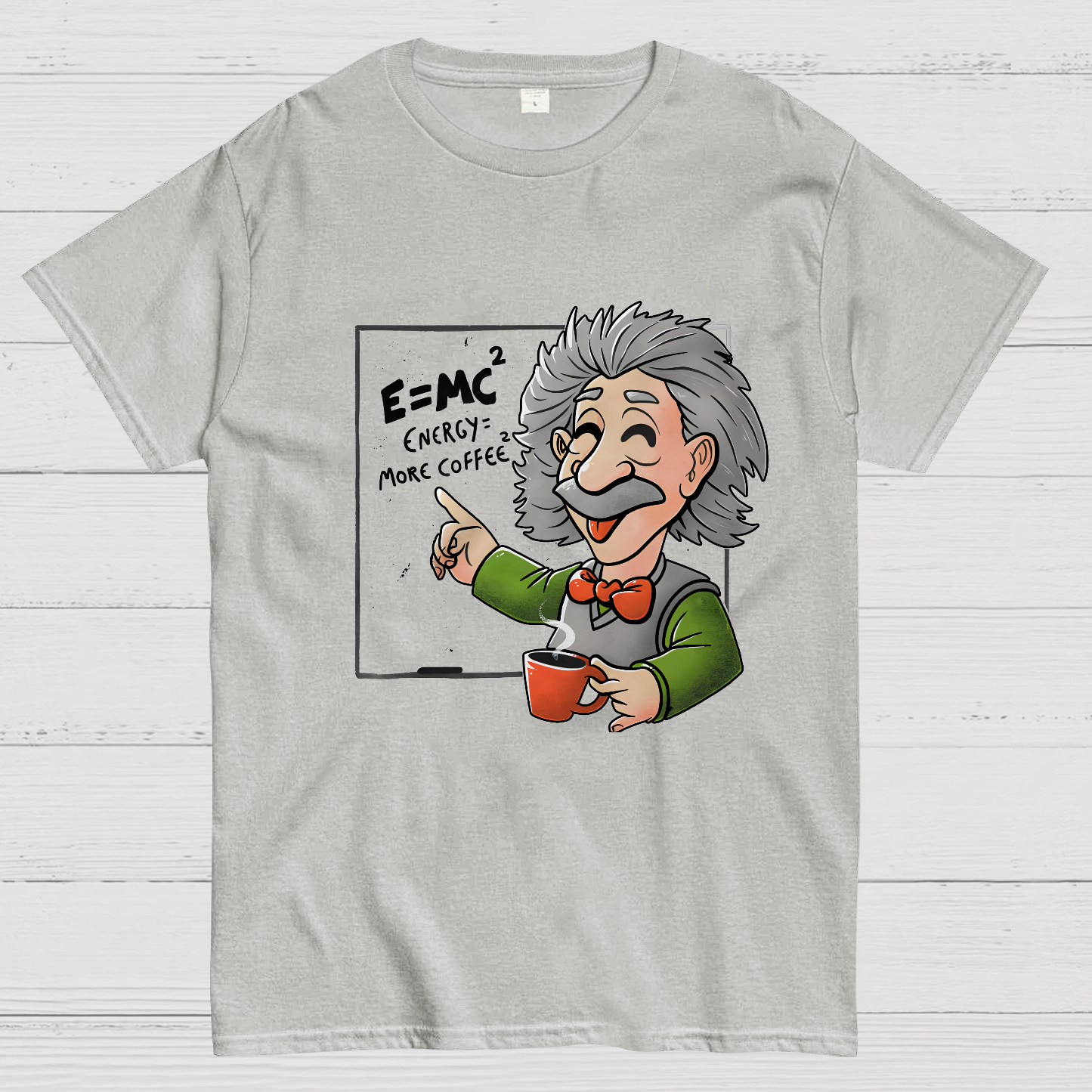 Energy More Coffee - Funny Nerd Einstein Theory Nerdy T-Shirt
